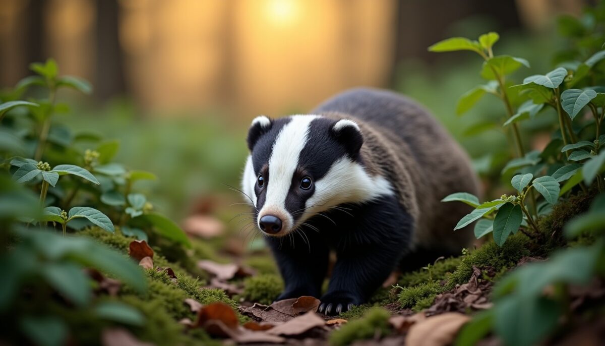 Exploration du comportement et du milieu de vie de la femelle blaireau
