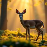 La biche dévoilée : traits distinctifs et comportements fascinants à découvrir