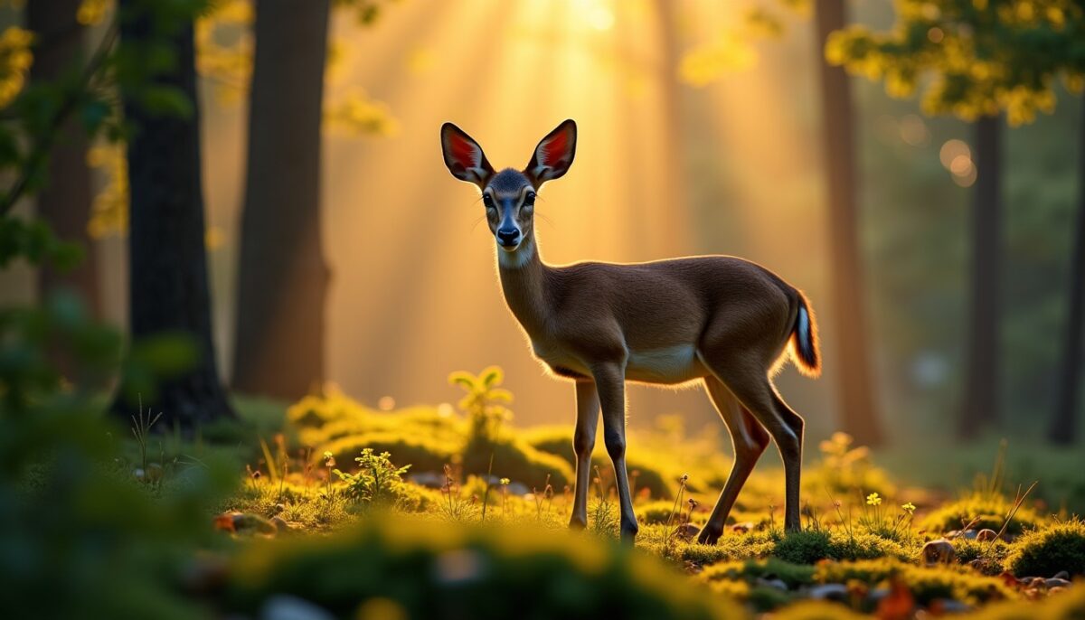 La biche dévoilée : traits distinctifs et comportements fascinants à découvrir