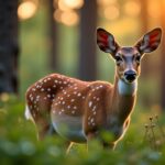 Exploration du comportement et des traits distinctifs de la femelle daim