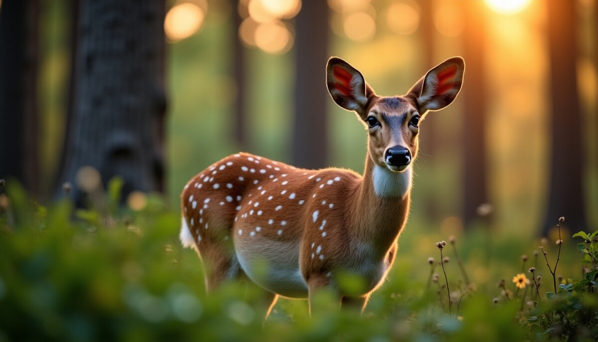 Exploration du comportement et des traits distinctifs de la femelle daim