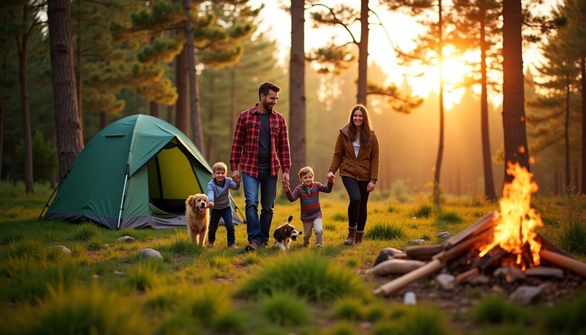 Camping en famille avec vos chiens : découvrez les lieux incontournables pour un séjour réussi