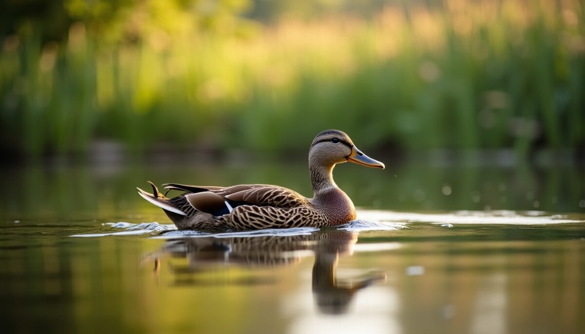 Comportements et traits distinctifs de la cane dans son milieu naturel