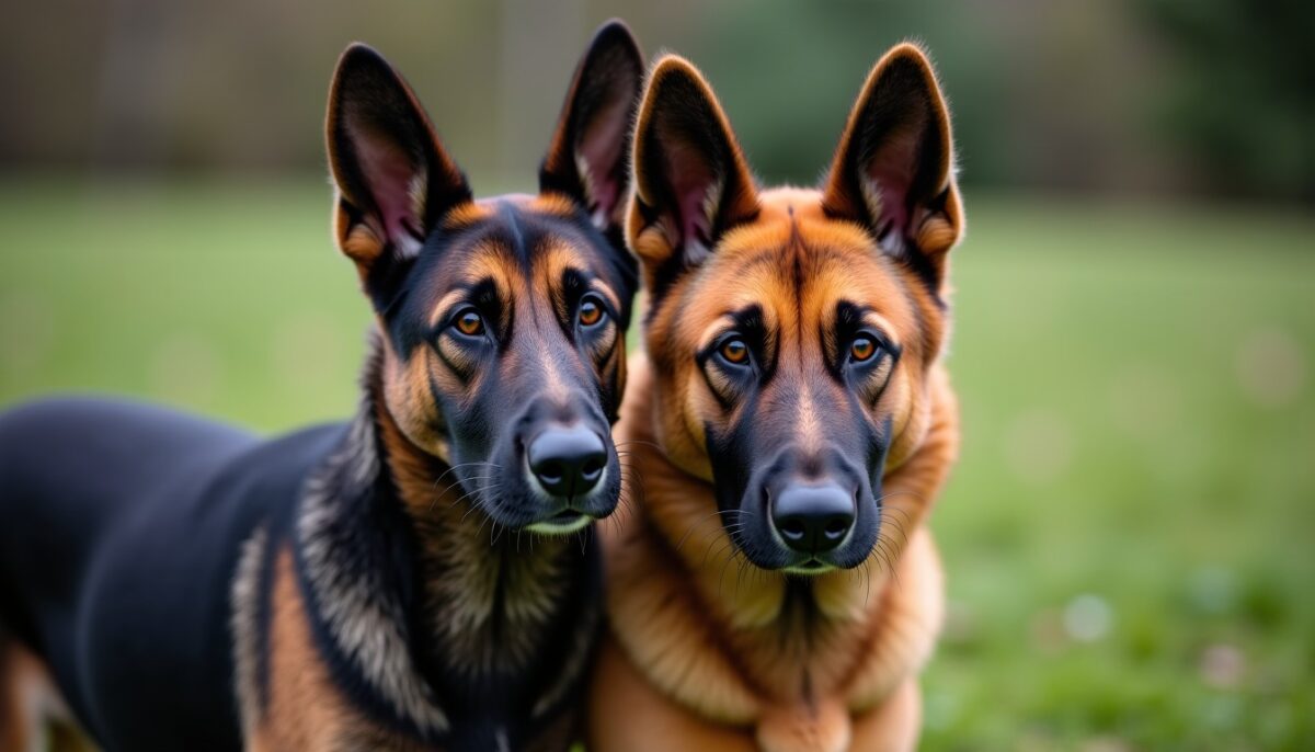 Malinois et Berger Allemand : Un Duo Parfait pour Compagnons Loyaux et Gardiens Fiables