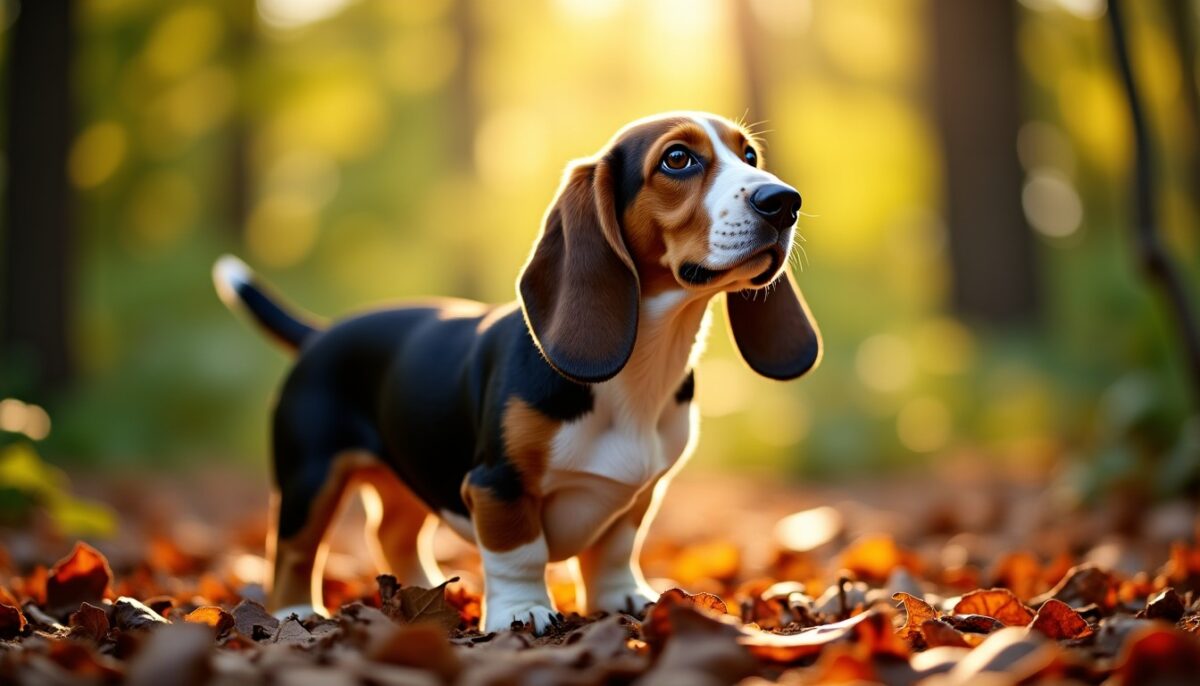 Basset Teckel : Identifier les caractéristiques distinctives de ce chien de chasse unique