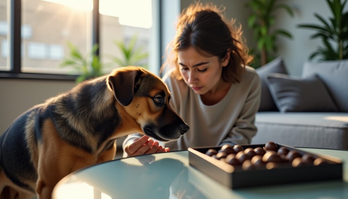 Chien et chocolat : que faire en urgence et quels réflexes adopter ?