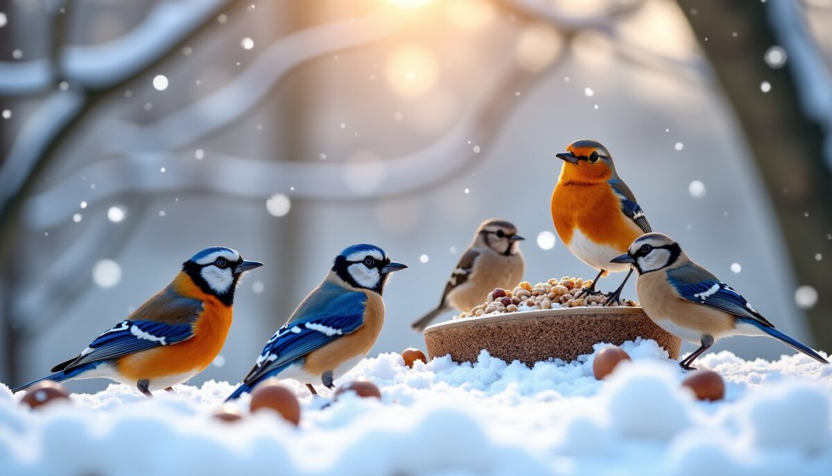 Alimentation hivernale des oiseaux : quels aliments choisir pour les aider à survivre au froid ?