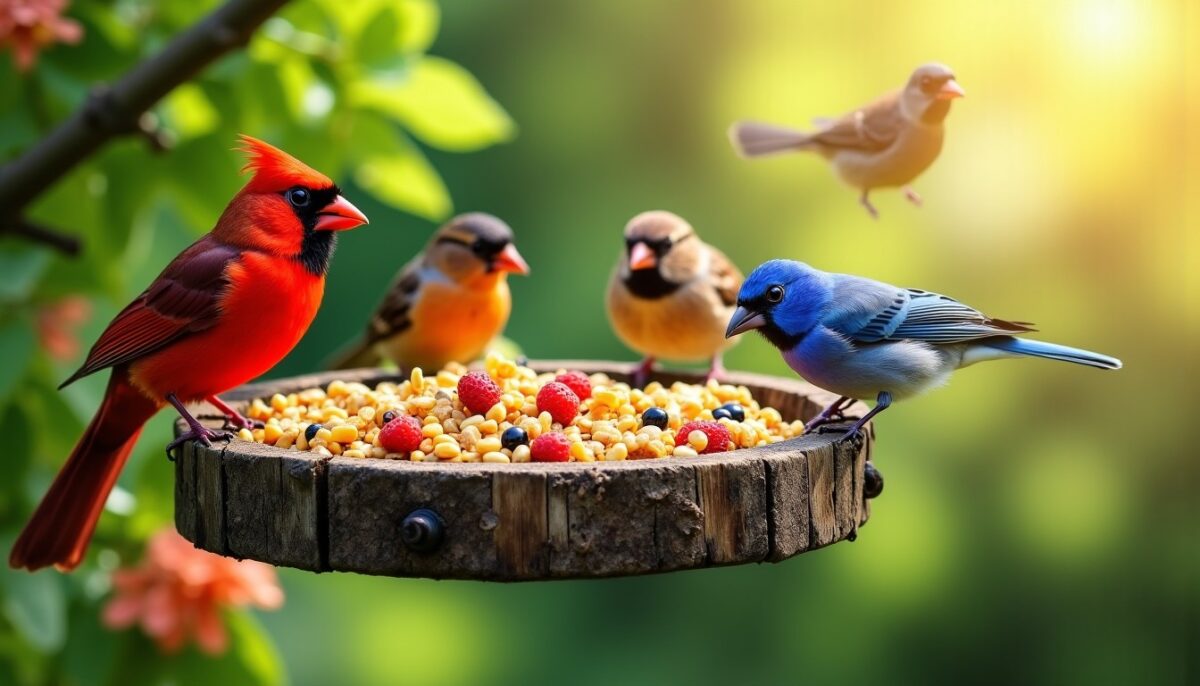 Découvrir le menu des oiseaux : guide exhaustif sur leur alimentation