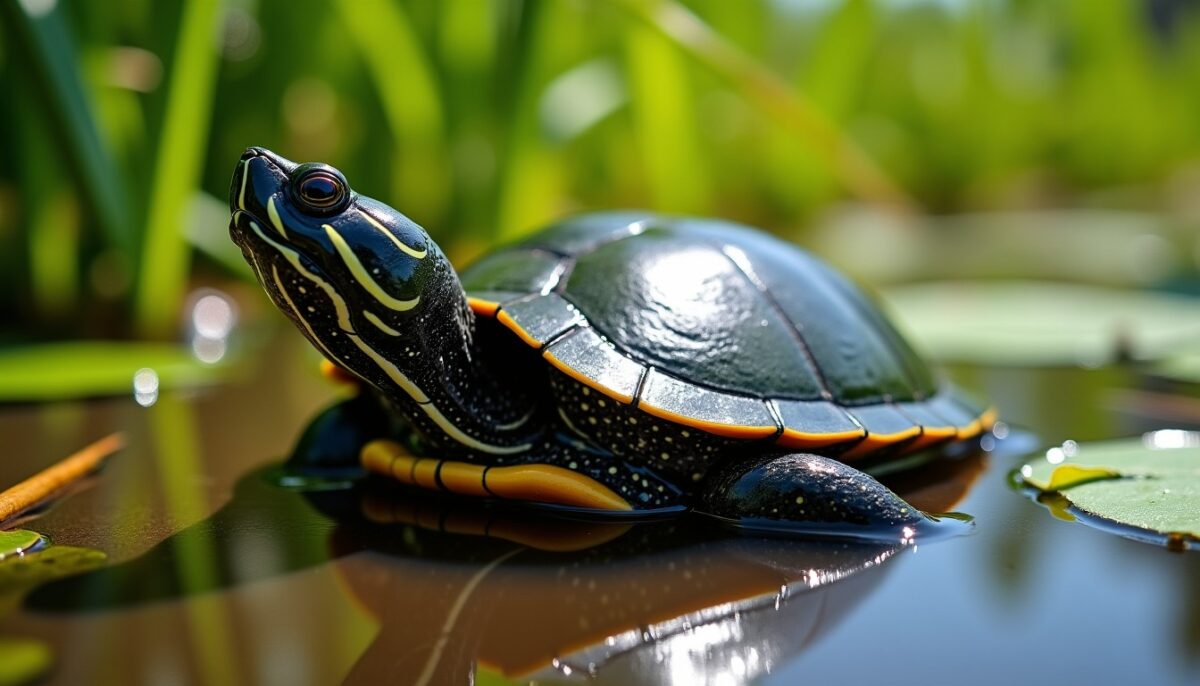 Tortue cistude d’Europe : découvrez son habitat, son prix et comment la distinguer de la tortue de Floride