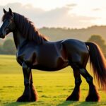 Le cheval frison : ses traits distinctifs et son riche héritage historique